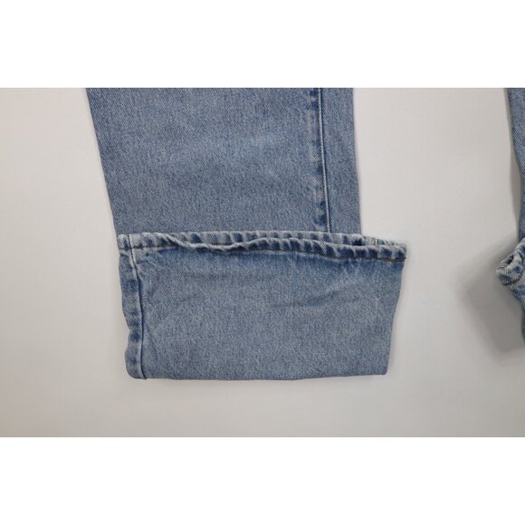 Vtg 90s Y2K Abercrombie & Fitch Womens 12 Babydoll Boy Flare Wide Leg Jeans USA - Picture 5 of 15